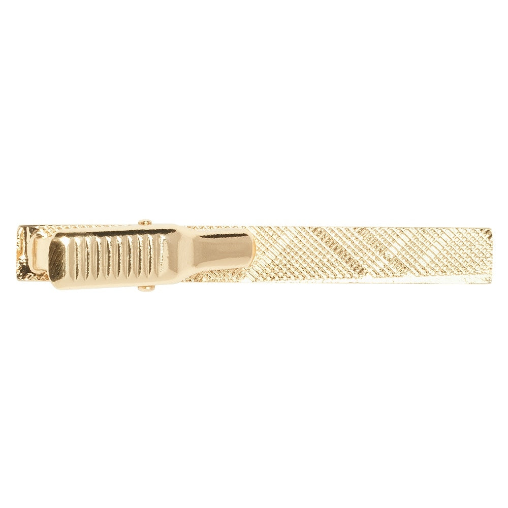 Plain Gold Metal Bar Tie Clip 3
