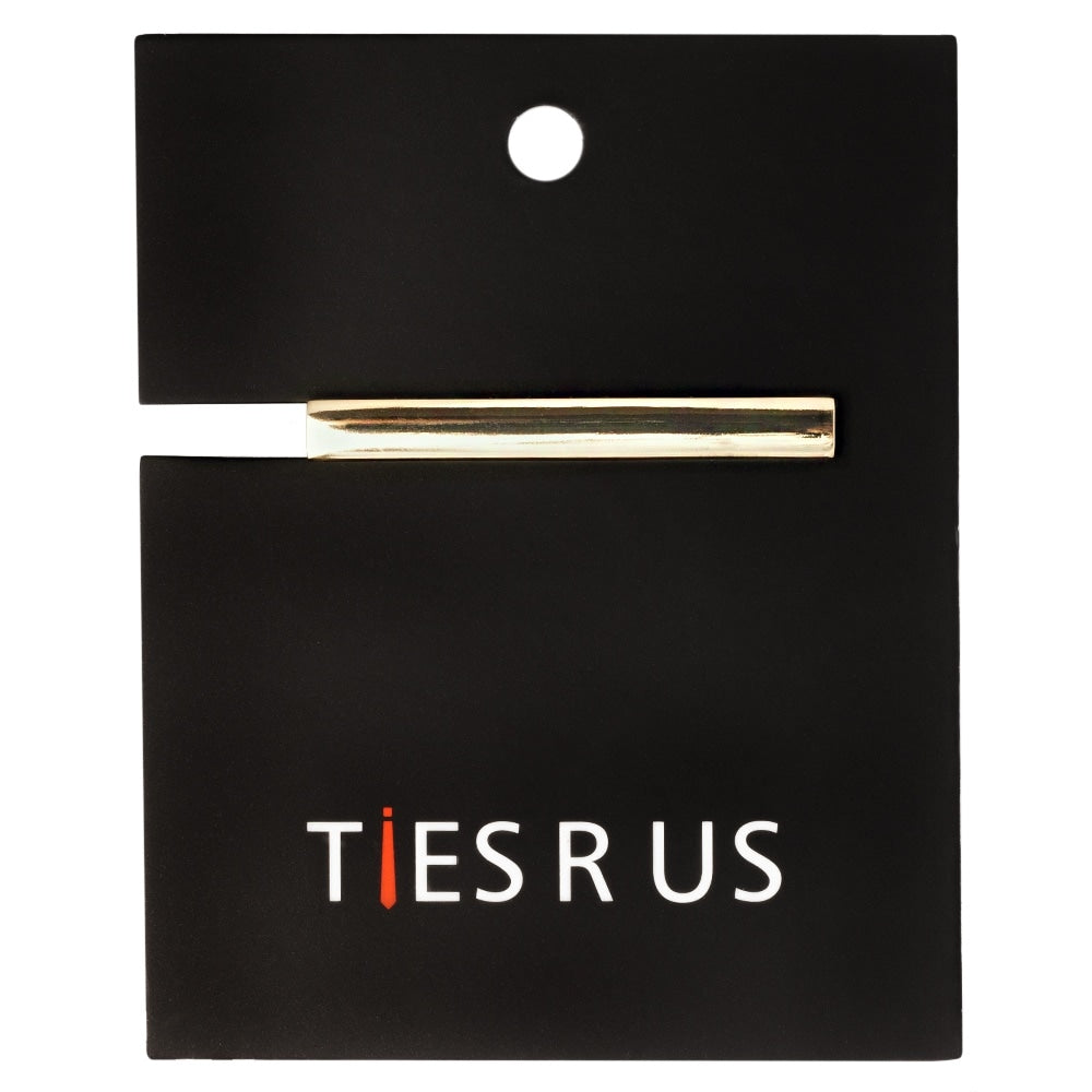 Plain Gold Metal Bar Tie Clip 4