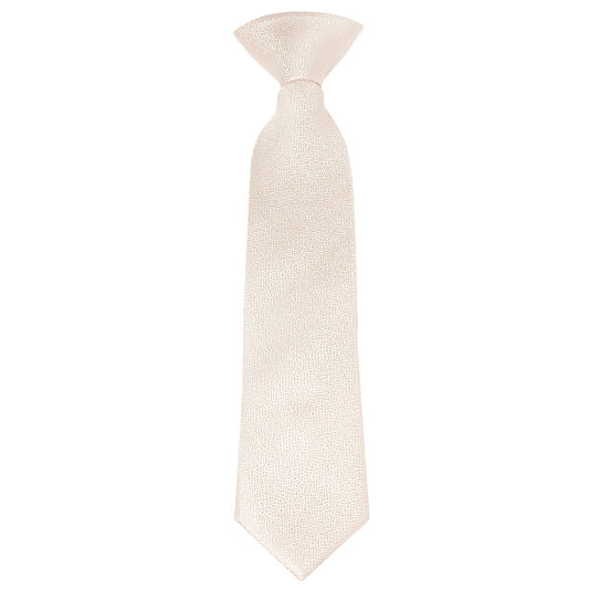 Pre Tied Blush Textured Silk Boys Tie Age 4 7 1