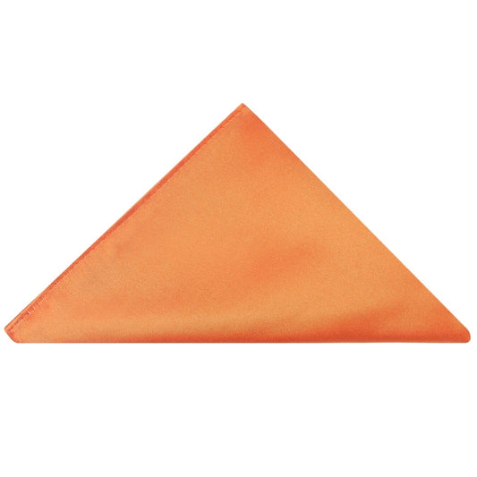 Burnt Orange Pocket Square 1