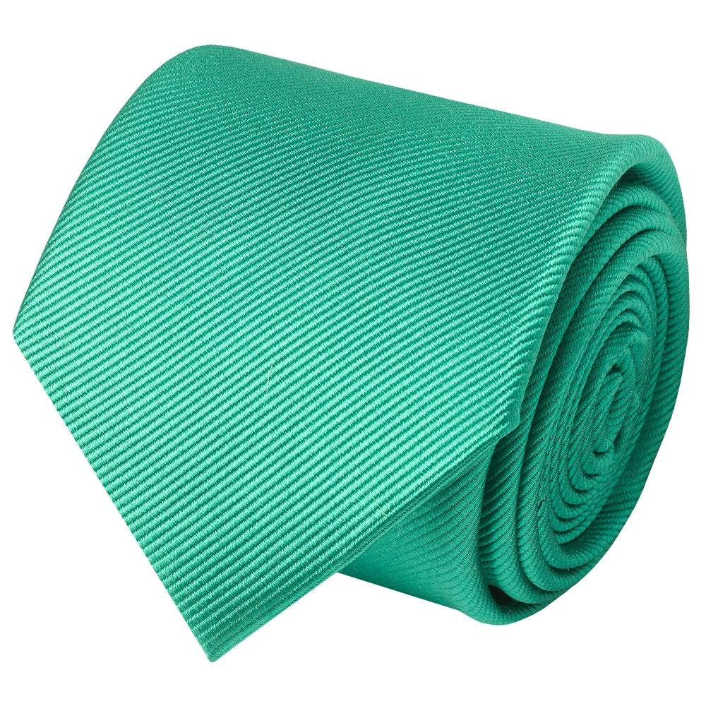 Emerald Green Silk Twill Silk Classic Mens Tie And Pocket Square Set 4