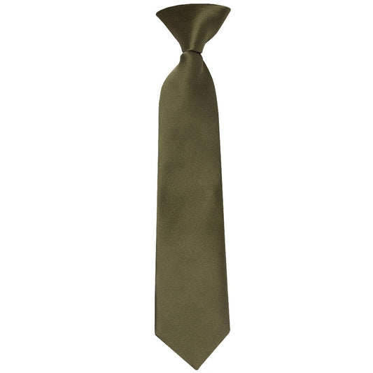 Pre Tied Plain Leaf Green Boys Tie And Pocket Square Age 4 7 2