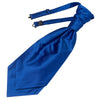 Royal Blue Satin Mens Cravat Tie