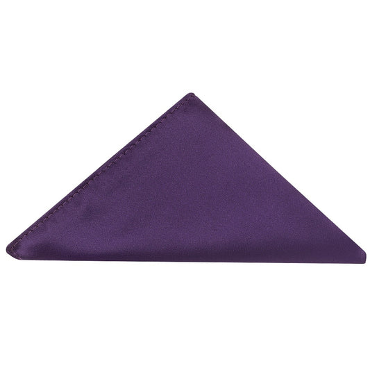 Plain Purple Pocket Square 1