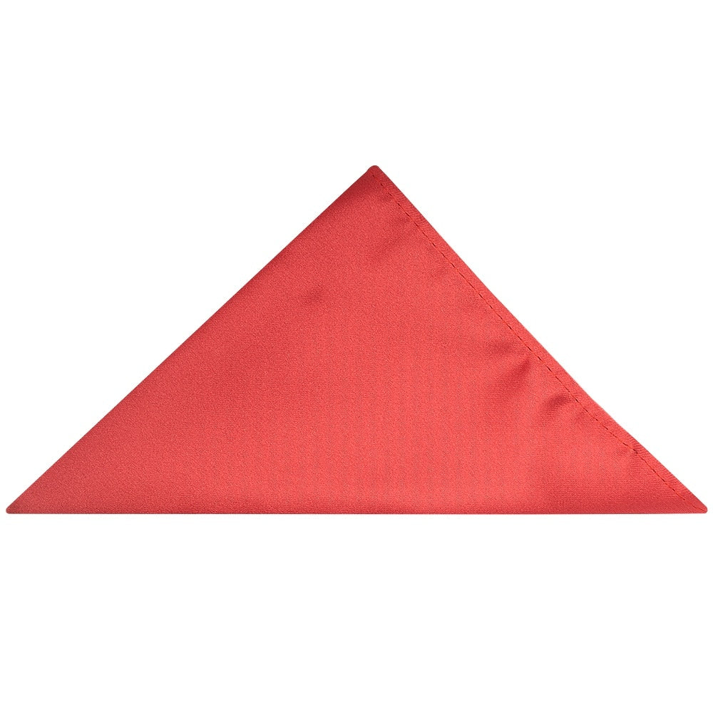 Fiesta Red Satin Skinny Mens Tie And Pocket Square Set 5