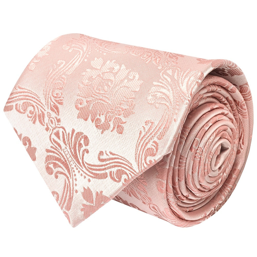 Rose Quartz Paisley Classic Mens Tie 2
