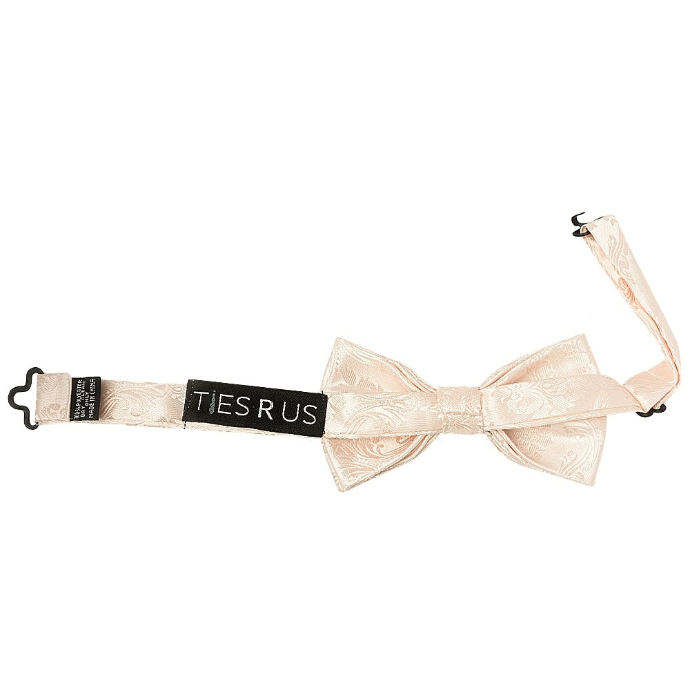 Pre Tied Blush Paisley Boys Bow Tie Age 18 Months 3 Years 2
