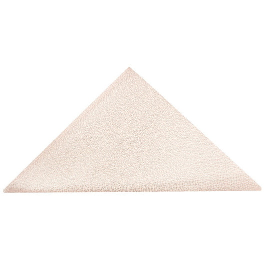 Blush Pink Textured Silk Pocket Square 1