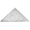 Silver Floral Pocket Square