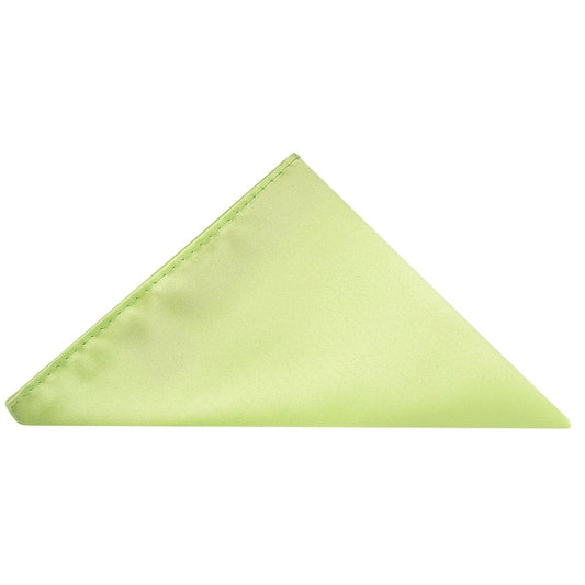 Avocado Green Satin Pocket Square 1