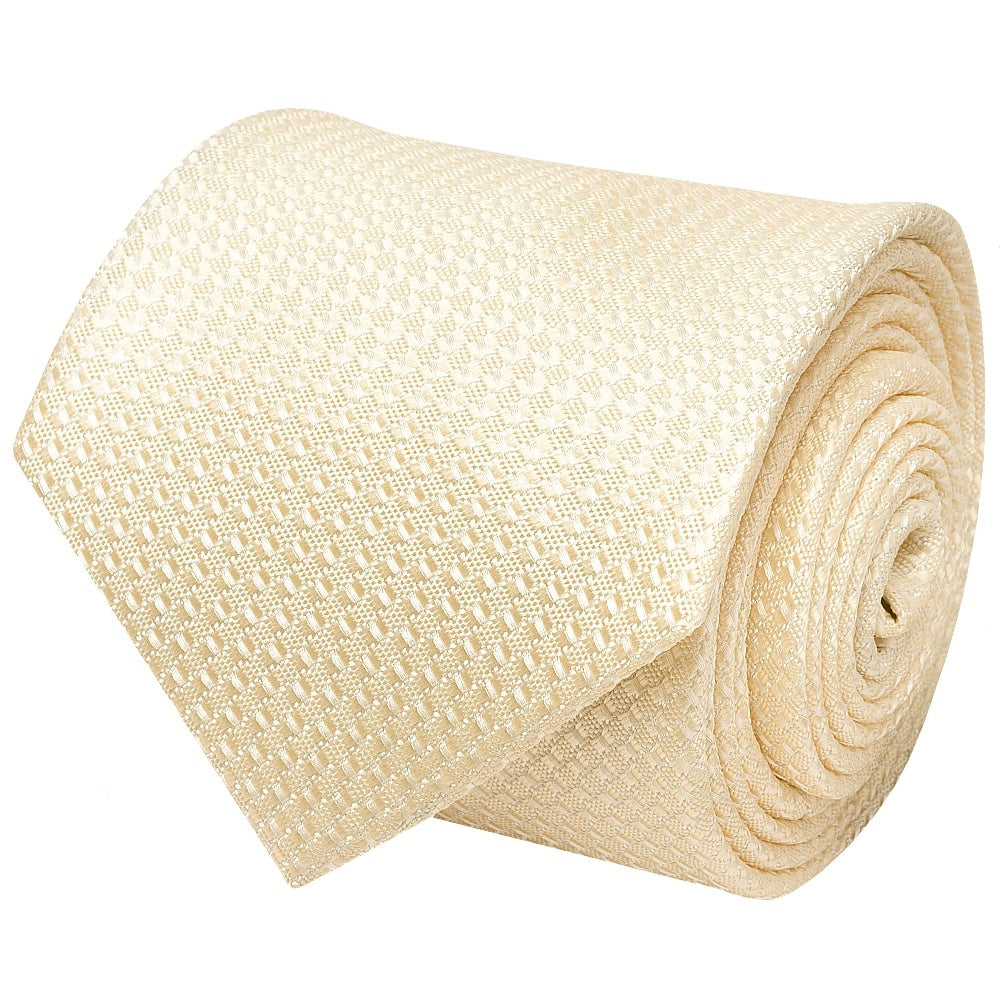 Ivory Textured Classic Tie 3