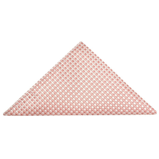 Rose Gold Diamond Neat Pocket Square 1