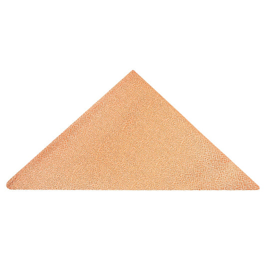 Plain Peach Textured Silk Pocket Square