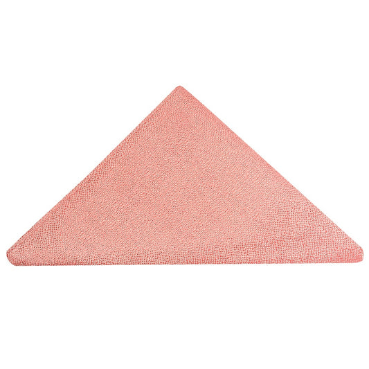 Pink Plain Textured Silk Pocket Square 1