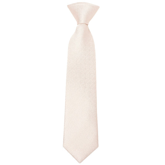 Pre Tied Blush Self Floral Textured Silk Boys Tie Age 4 7 1