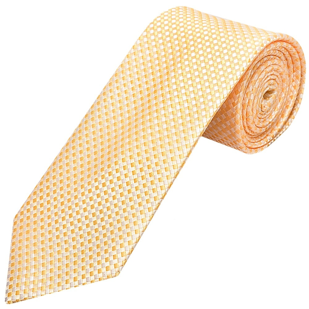 Gold Diamond Neat Classic Mens Tie