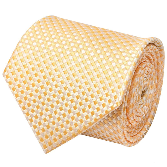 Gold Diamond Neat Classic Mens Tie