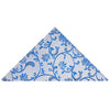 Royal Blue Floral Pocket Square