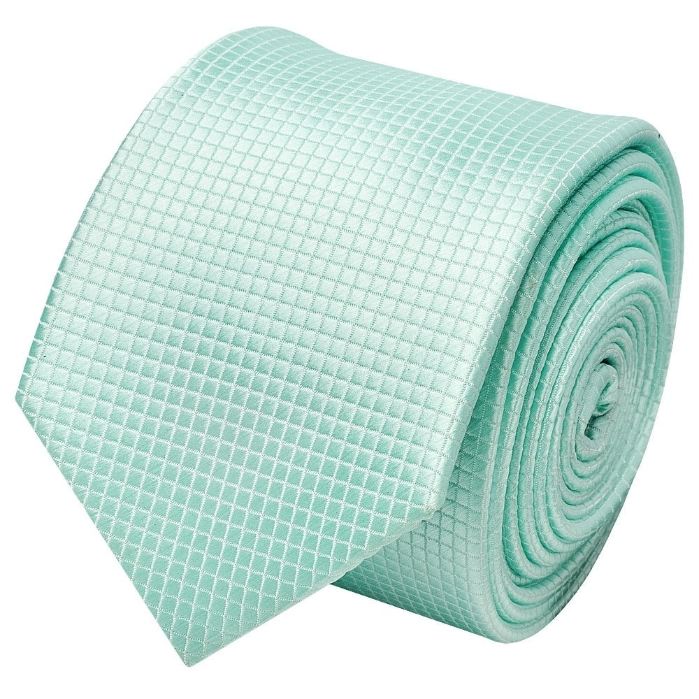 Mint Diamond Skinny Boys Tie 2