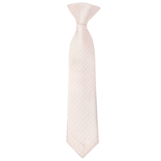 Pre Tied Blush Polka Dot Boys Tie Age 4-7