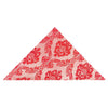 Bright Red Paisley Pocket Square
