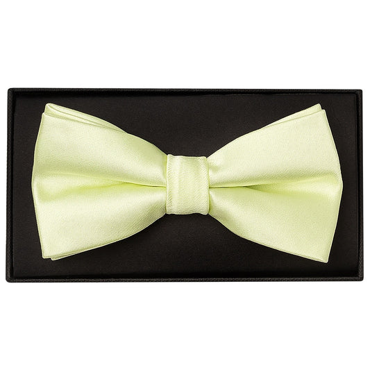 Plain Willow Green Handmade Mens Bow Tie