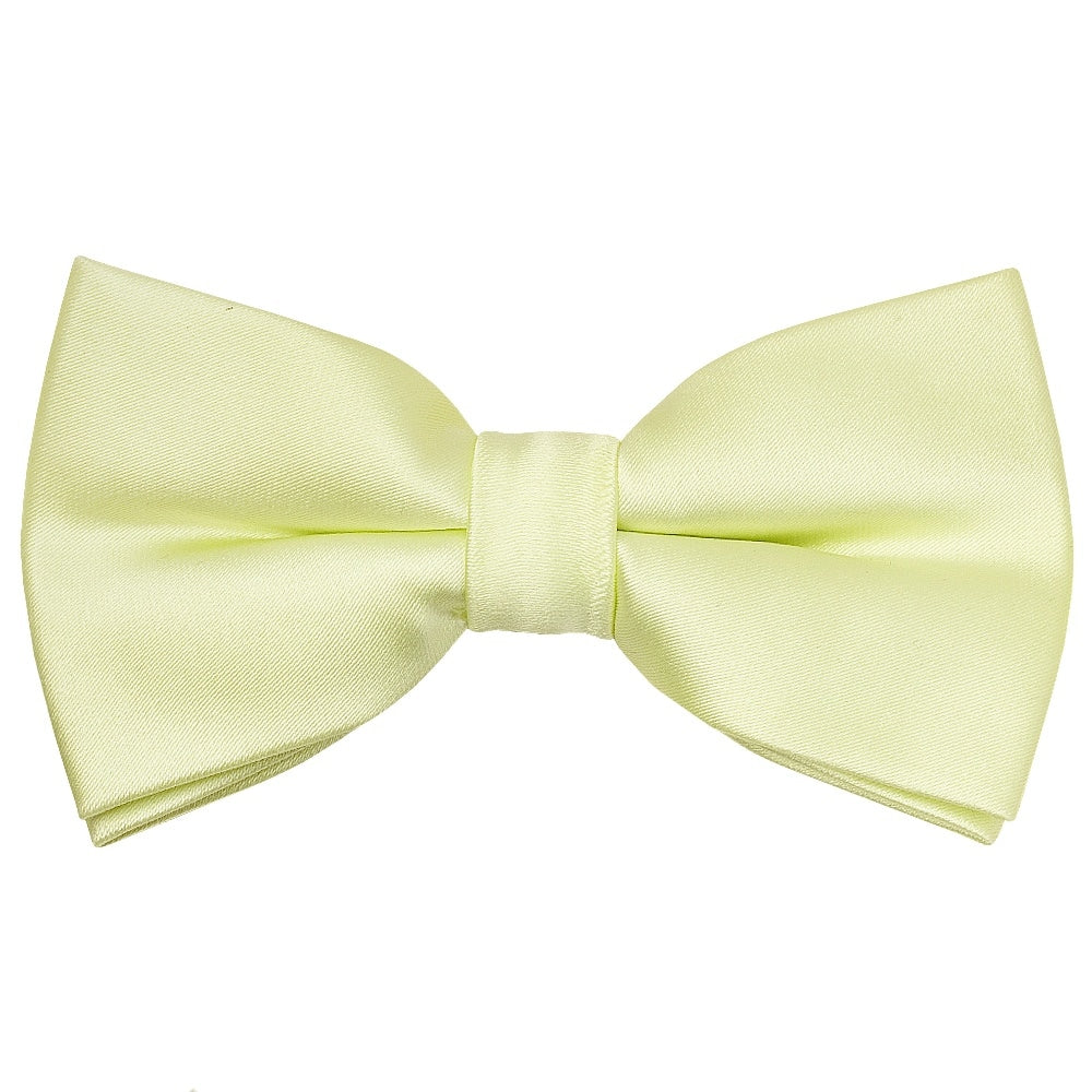 Pre Tied Willow Green Satin Boys Bow Tie Age 18 Months 3 Years 1