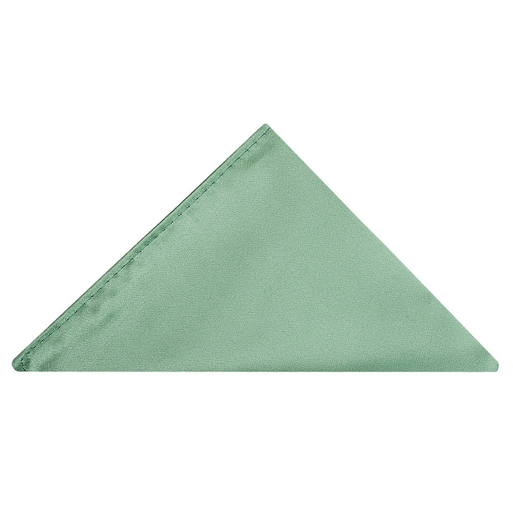 Plain Seagrass Handmade Mens Bow Tie And Pocket Square Set 4