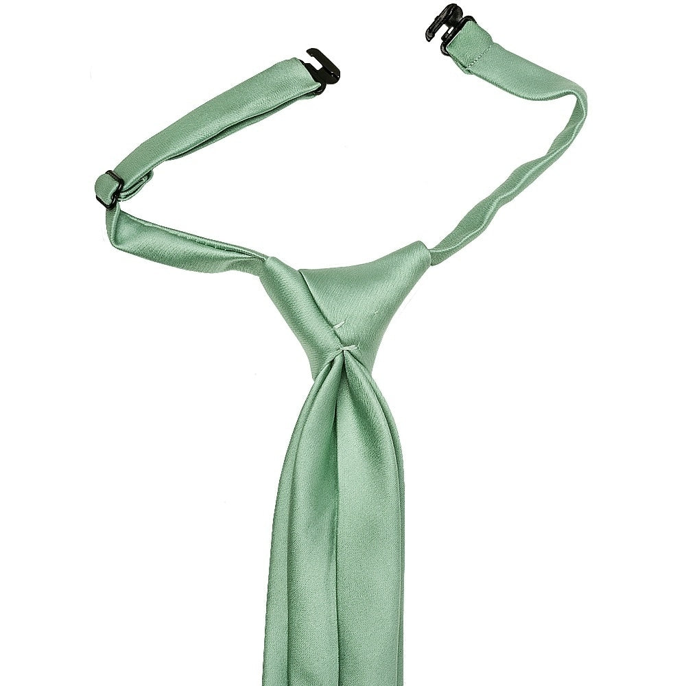 Pre Tied Seagrass Boys Tie And Pocket Square Set Age 4 7 3