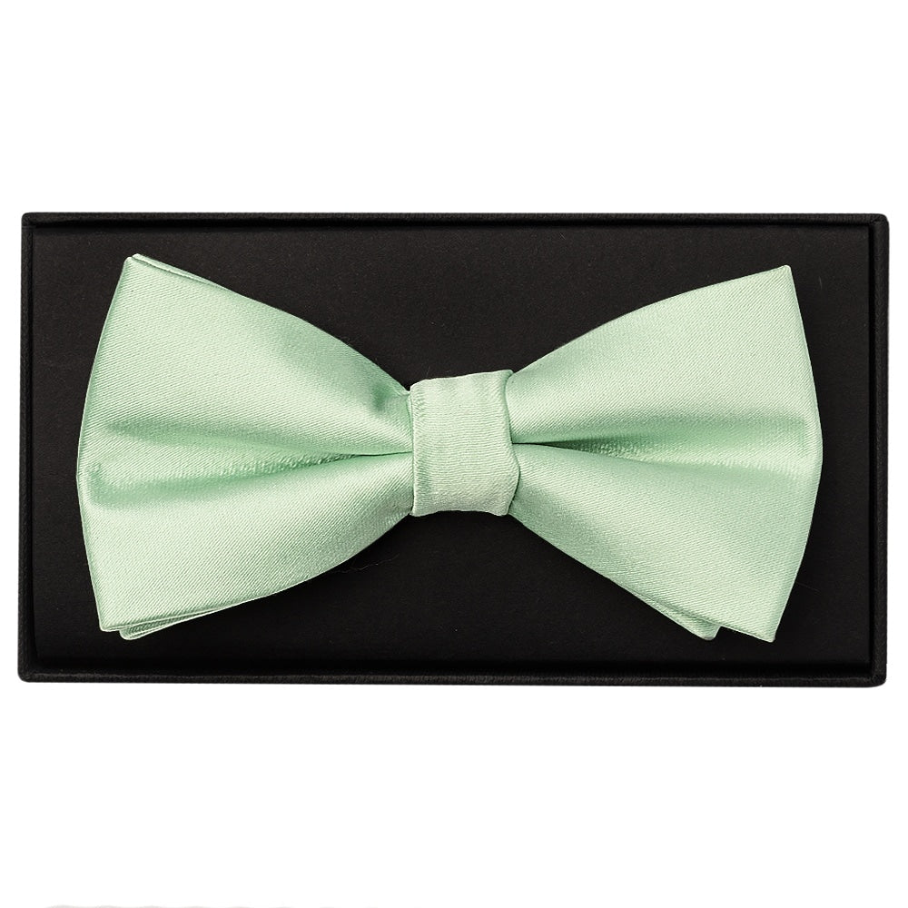 Pale Mint Handmade Mens Bow Tie 1