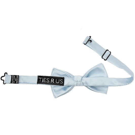 Pre Tied Misty Blue Boys Bow Tie Age 4 7 2