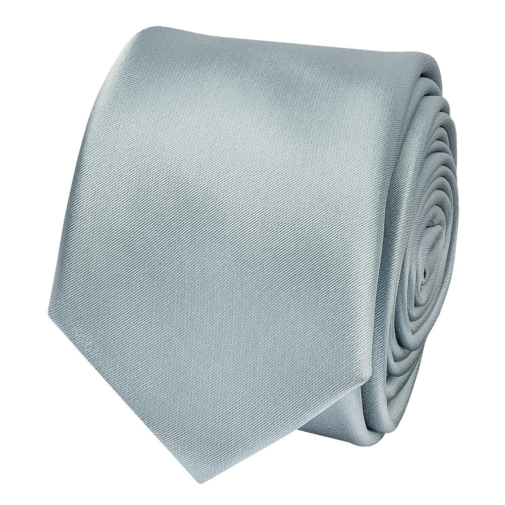 Plain Duck Egg Satin Skinny Mens Tie And Pocket Square Set 3
