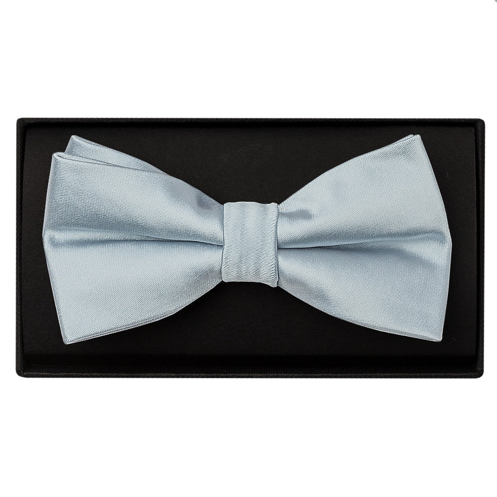 Plain Duck Egg Handmade Mens Bow Tie 1