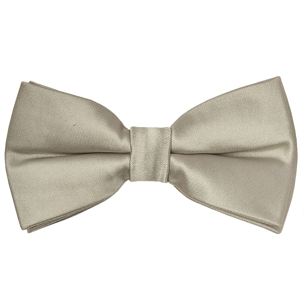 Pre Tied Dusty Sage Satin Boys Bow Tie Age 4 7 1
