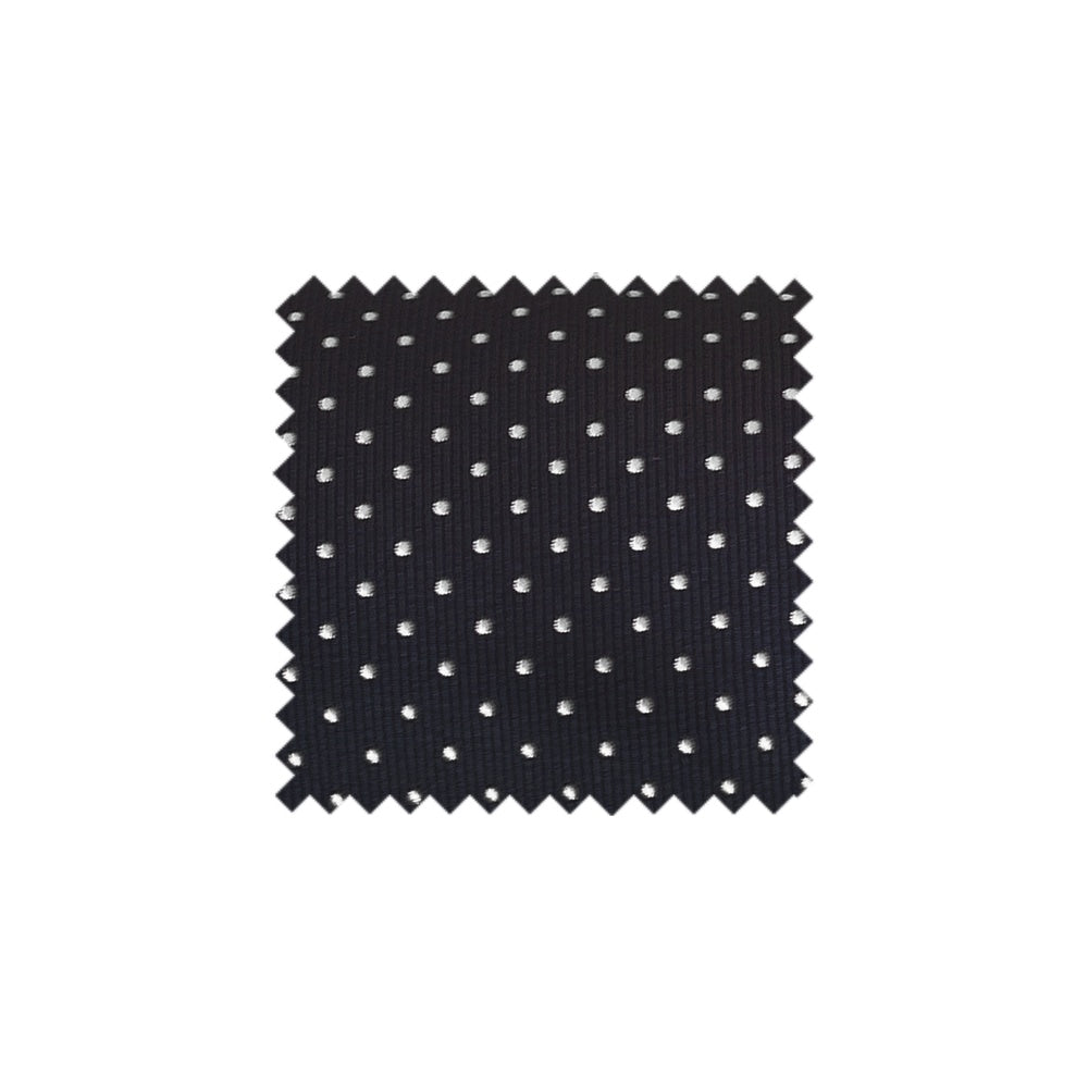 Navy Blue and White Polka Dot Swatch - NYPD1