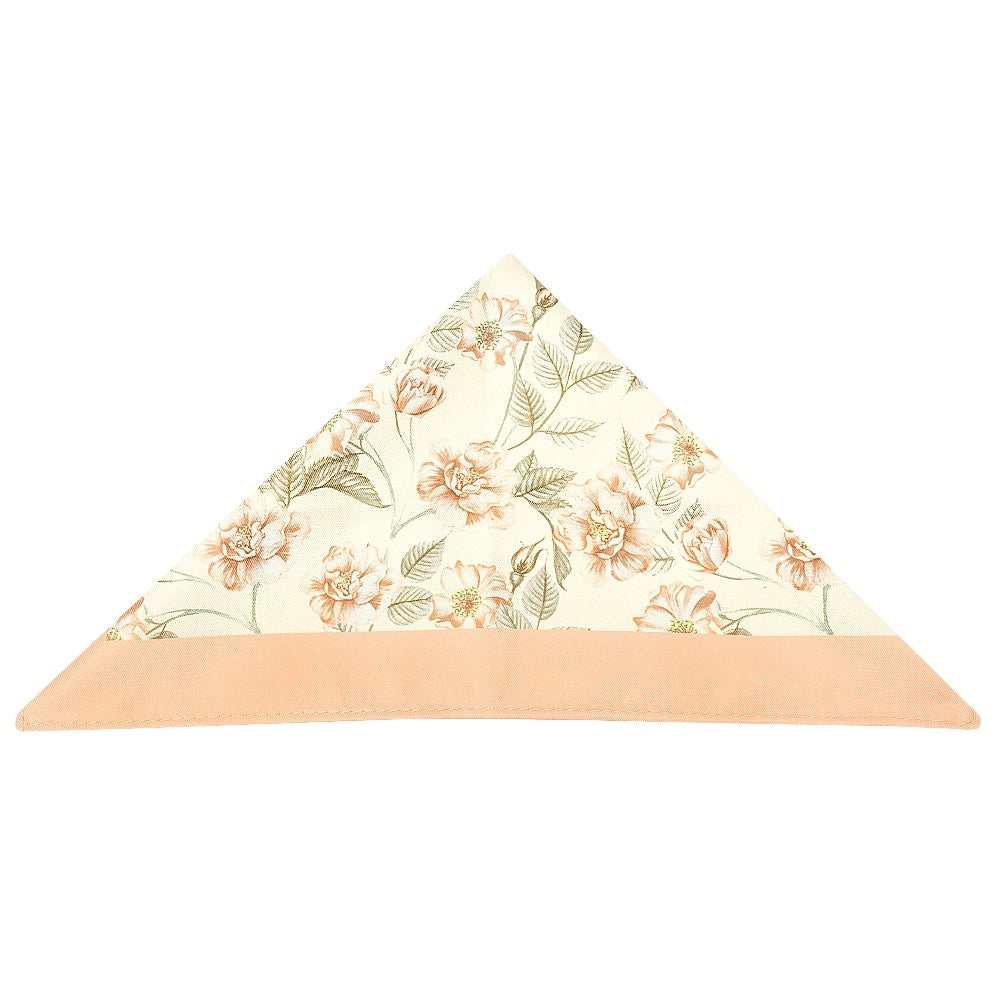 Classic Peach Mens Tie With Pocket Square And Lapel Pin Set 6