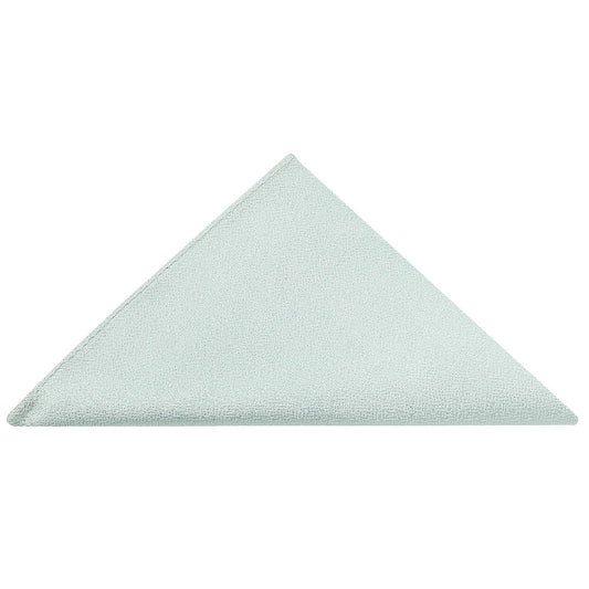 Plain Seafoam Blue Silk Pocket Square 1