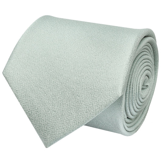 Plain Duck Egg Silk Classic Mens Tie 2