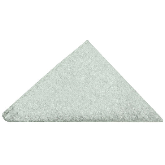 Plain Duck Egg Silk Pocket Square 1