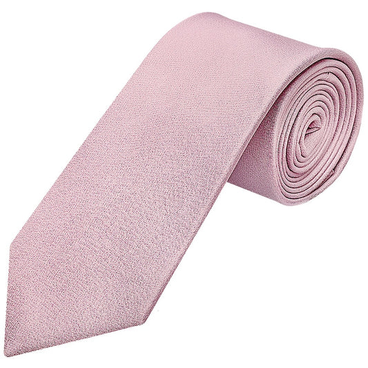 Plain Lilac Pink Silk Classic Mens Tie 1
