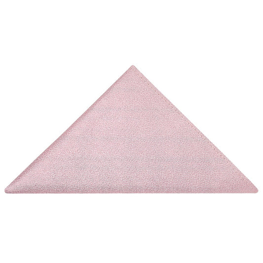 Plain Lilac Pink Silk Pocket Square 1