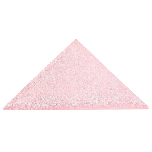 Plain Blush Pink Silk Pocket Square 1