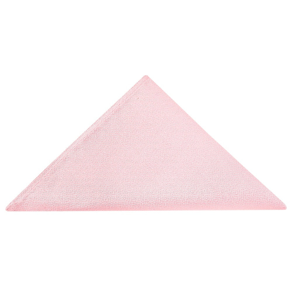 Plain Blush Pink Silk Skinny Mens Tie And Pocket Square Set 5