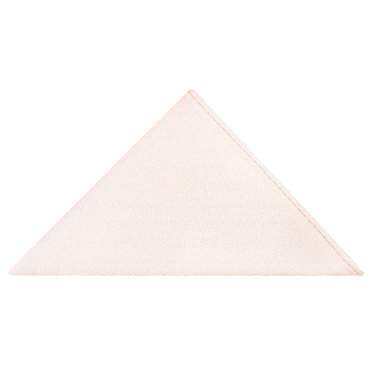 Plain Blush Silk Pocket Square 1
