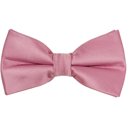 Pre Tied Dusty Pink Satin Boys Bow Tie Age 4 7 1