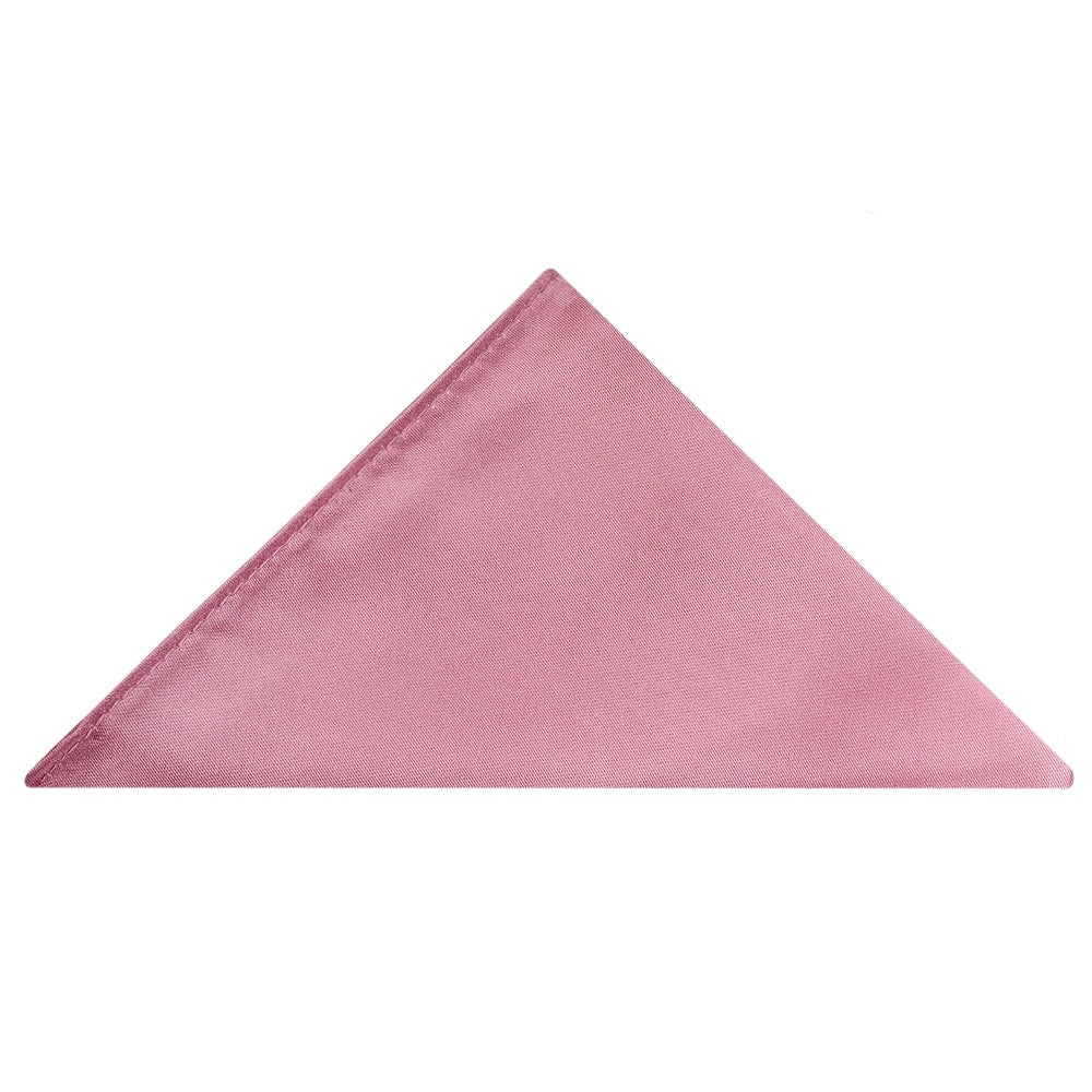 Pre Tied Dusty Pink Satin Boys Tie And Pocket Square Set Age 4 7 4