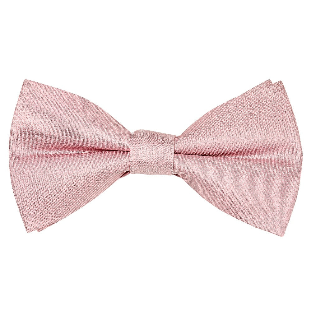 Pre Tied Dusty Rose Silk Boys Bow Tie Age 8 11 1