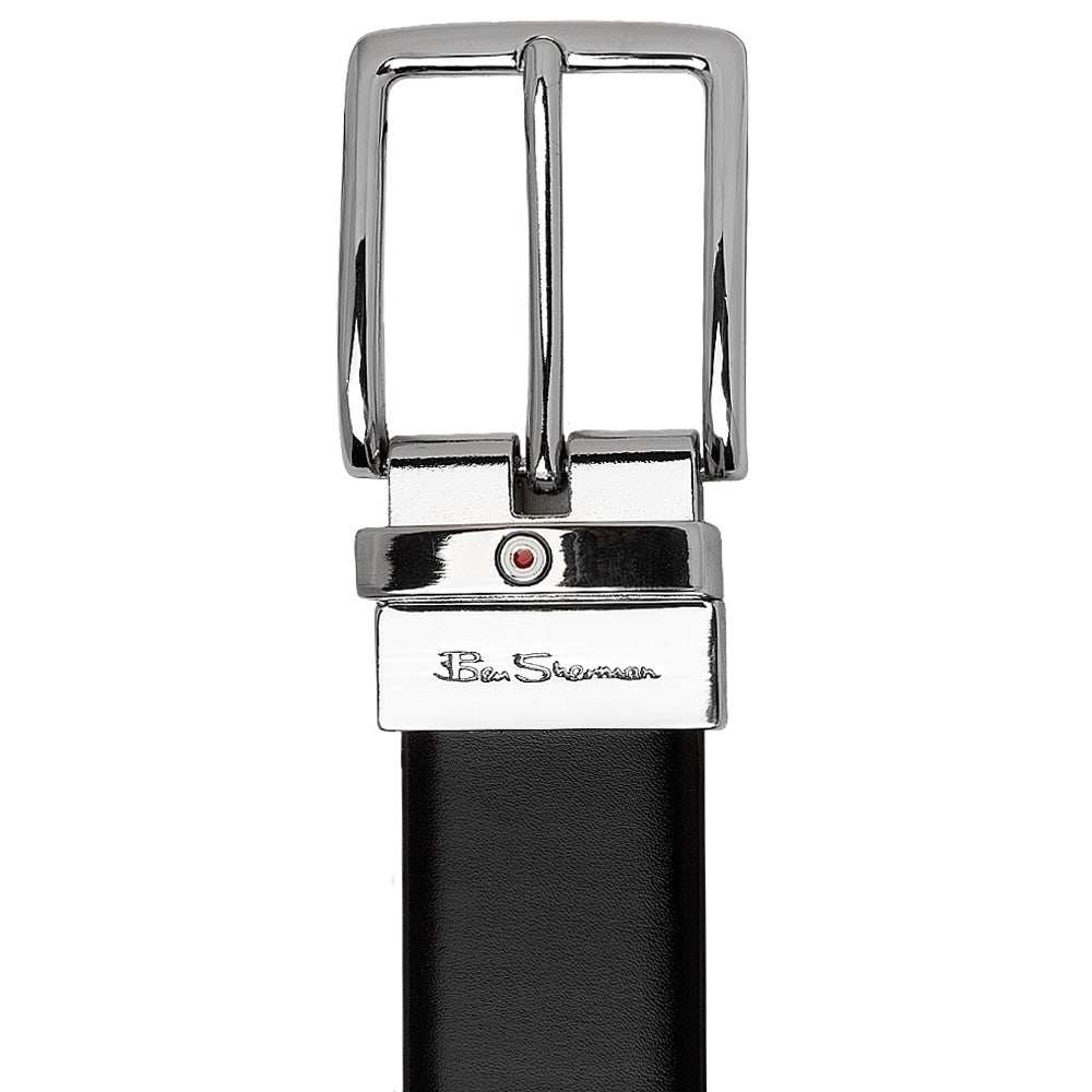 Ben Sherman Willard Reversable Belt Black And Brown 2