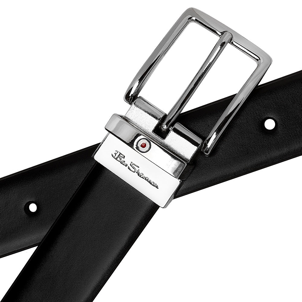 Ben Sherman Willard Reversable Belt Black And Brown 3