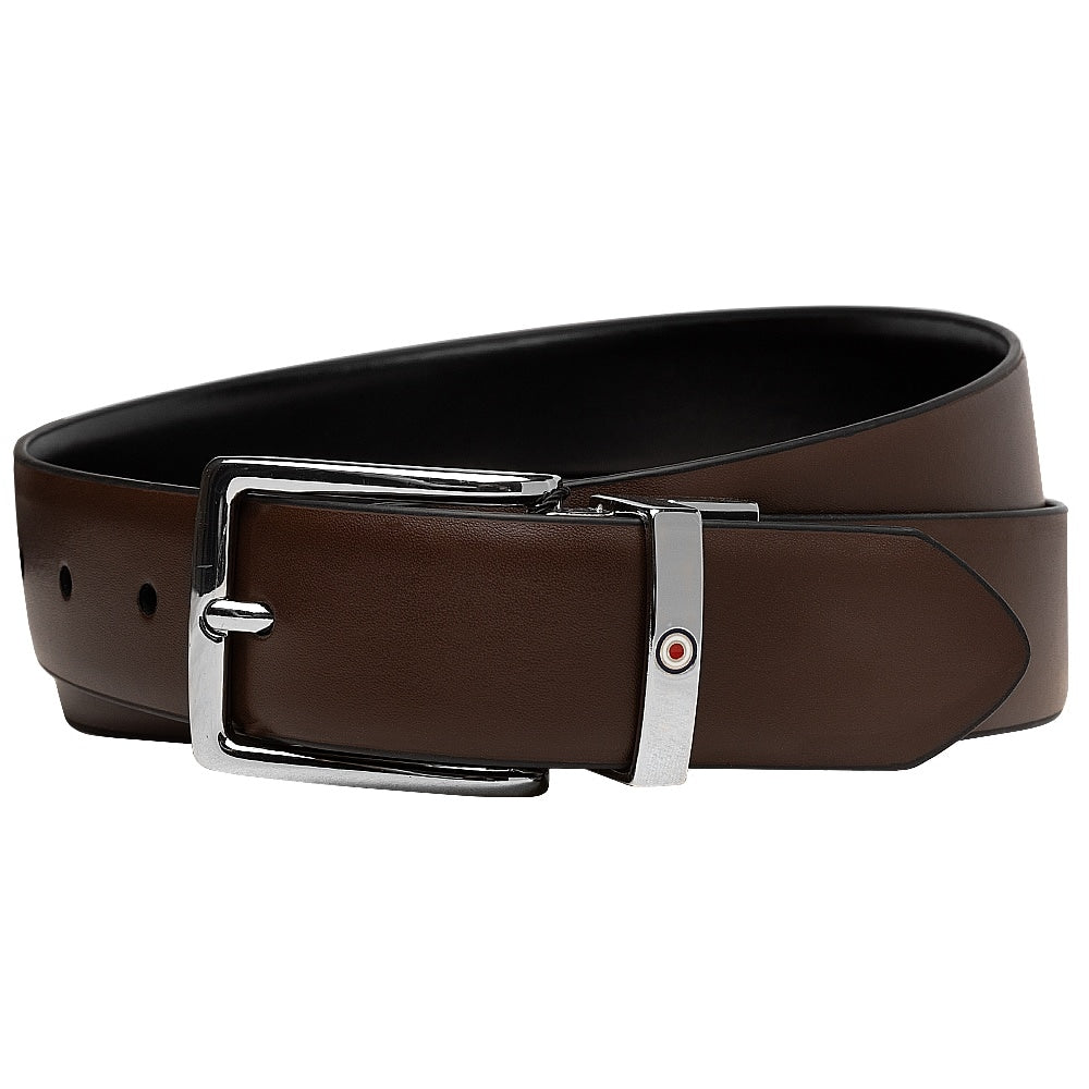 Ben Sherman Willard Reversable Belt Black And Brown 4